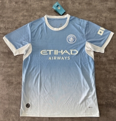 (S-4XL) 26-27 Manchester City Home Blue Thailand Soccer Jersey AAA-4506