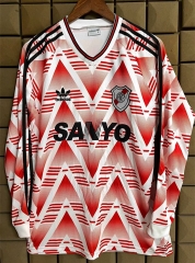 Retro Version 1994 River Plate  Red&White Thailand LS Soccer Jersey AAA-3402