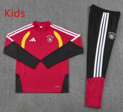 26-27 Germany Red Kids/Youth Soccer Tracksuit-2315