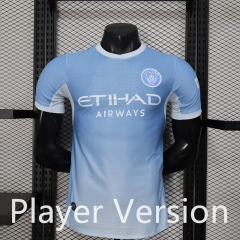 Player Version 26-27 Manchester City Home Blue Thailand Soccer Jersey-888
