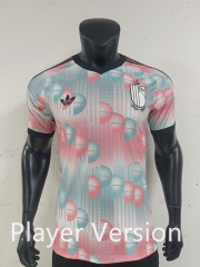 Player Version 2026-27  Belgium Away Pink&Blue Thailand Soccer Jersey AAA-0871