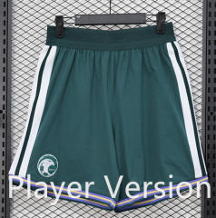 (S-3XL) Player Version 26-27 Saudi Arabia Home GreenThailand Soccer Shorts-888