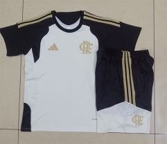2026-27  Flamengo White  short Thailand Soccer Tracksuit-815