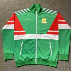 (s-3xl)1986 Retro version Mexico Green Thailand Soccer Jacket -912