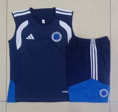 2026-27 Cruzeiro EC Royal Blue  Thailand Tracksuit vest Short Uniform-815