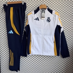 2025-2026 Real Madrid White Thailand Trench Coat Suit-2315
