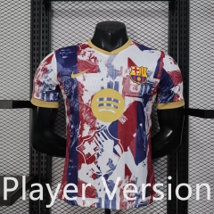 Player Version 26-27 Special Edition Barcelona White&Blue&Red Thailand Soccer Jersey AAA-888