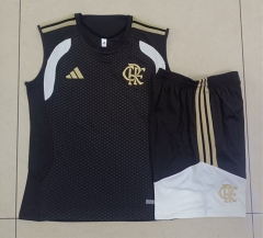 2026-27  Flamengo Black Vest Thailand Soccer Tracksuit-815
