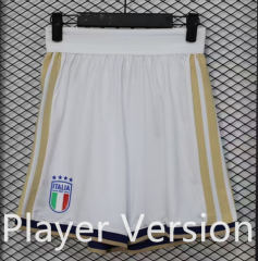 (s-3xl)Player version 2026-27  Italy  White Thailand Soccer Shorts-888