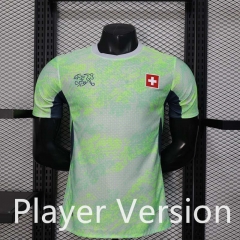 Player Version 2026-27 Switzerland Away Green Thailand Soccer Jersey AAA-888
