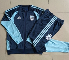 26-27 Argentina Royal Blue  Thailand Soccer Jacket Uniform-815