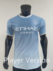 Player Version 26-27 Manchester City Home Blue Thailand Soccer Jersey-0871