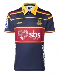 (s-7xl)2026 Highlanders Home Blue&Red Rugby Jersey