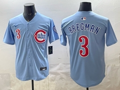 2025 Retro fashion version 3rd New MLB Chicago Cubs Blue #3  Jersey-0841