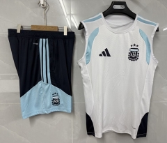 （s-4xl）2026-27 Argentina White Thailand Soccer vest Uniform-8841