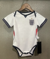 2026-27 England Home White Baby Soccer Uniform-7411
