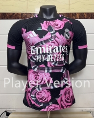 Player Version 25-26 Special Edition Real Madrid Black Pink Thailand Soccer Jersey-6057