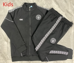 2025-2026  Manchester City Black Kids/Youth Soccer Jacket Uniform-815