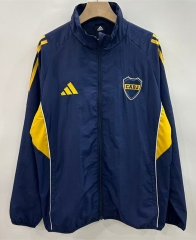 2025-26 BOCA Juniors Royal Blue Thailand Soccer Windbreaker-0255