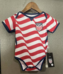 2026-27 USA Home Red Baby Soccer Unifrom-7411