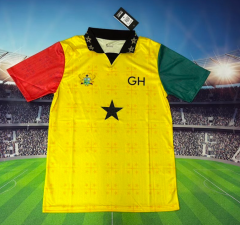 2026 anniversary  Ghana  Yellow Thailand Soccer Jersey AAA