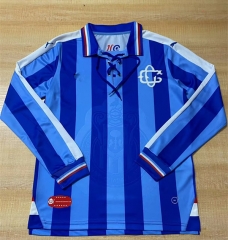 （s-3xl）Retro Version 110th  Deportivo Guadalajara Away Blue LS Thailand Soccer Jersey AAA-6895