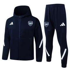 2025-2026 Arsenal  Royal Blue Thailand Soccer Jacket Uniform with hat-815