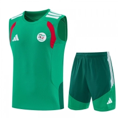 2026-27  Algeria Green Thailand Soccer Vest Jersey uniform-4627