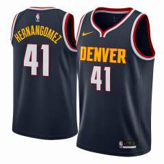 2023 logo versionNBA Denver Nuggets Blue#41 Jersey-311
