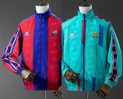 Reteo version 96-97 Barcelona Blue&Red Trench Coat-0255