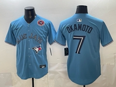 MLB Toronto Blue Jays Blue#7 Jersey-0840