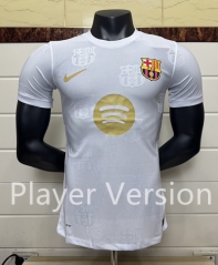 Player Version 25-26 Special Edition Barcelona White Thailand Soccer Jersey AAA-6057