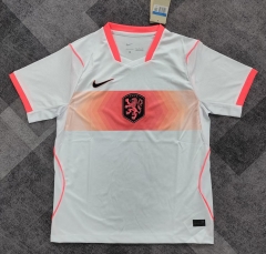（s-4xl）2026 World cup Netherlands Away White  Thailand Soccer Jersey AAA-0440