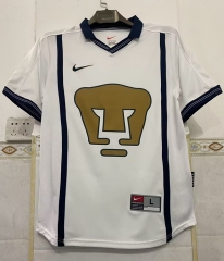 (S-3XL) Retro Version 99-00 PA UNAM Home White Thailand Soccer Jersey AAA-6895