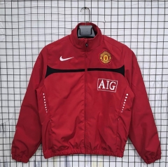 26-27 Manchester United Red Thailand Soccer Trench Coat-8268