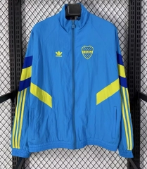 (s-3xl)2026-27 BOCA Juniors Light Blue Thailand Soccer Windbreaker-0485