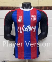 Player Version 25-26 Special Edition Barcelona Red Blue Thailand Soccer Jersey AAA-6057