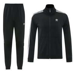 Adidas Black Thailand Soccer Jacket Uniform-LH