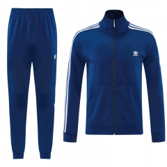 Adidas Blue Thailand Soccer Jacket Uniform-LH