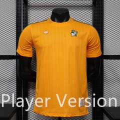 Player Retro Casual Version 26-27 Cote d'Ivoire  Orange Thailand Soccer Jersey AAA-888