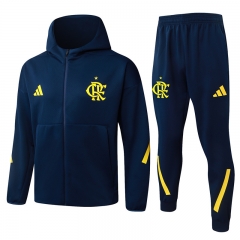 2025-2026 Flamengo Royal Blue Hooded Thailand Soccer Jacket Uniform-815