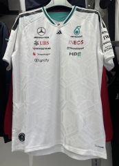 （s-5xl）2026 Formula one Mercedes White Formula One Racing Suit