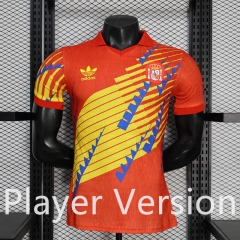 Player Version 2026-27 Spain Red Thailand Soccer Jersey AAA-888