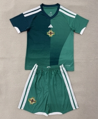 2026-27  Northern Ireland Home Green Soccer Uniform-AY