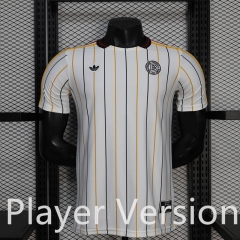 Player Retro Casual Version 26-27  Germany White Thailand Soccer Jersey AAA-888