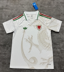 (S-4XL)2026 Wales Away White Thailand Soccer Jersey AAA-4506