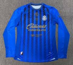 （s-4xl）26-27 Deportivo Guadalajara 2nd Away Blue LS Thailand Soccer Jersey AAA-912