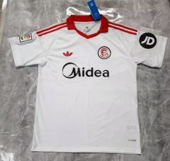 Retro Version Sevilla Home White  Thailand Soccer Jersey AAA-4193