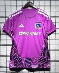 (S-4XL) 26-27 Colo-Colo Goalkeeper Purple Thailand Soccer Jersey AAA-GB