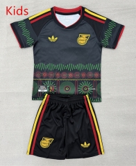 2026-27 Jamaica Away Black Soccer Kids/Youth Uniform-AY